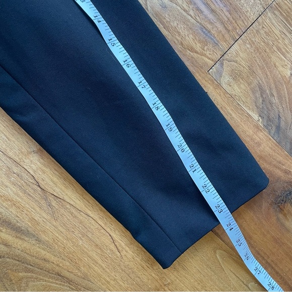 Tahari ASL Collarless Black Minimalist Neutral Blazer Jacket - Picture 10 of 12